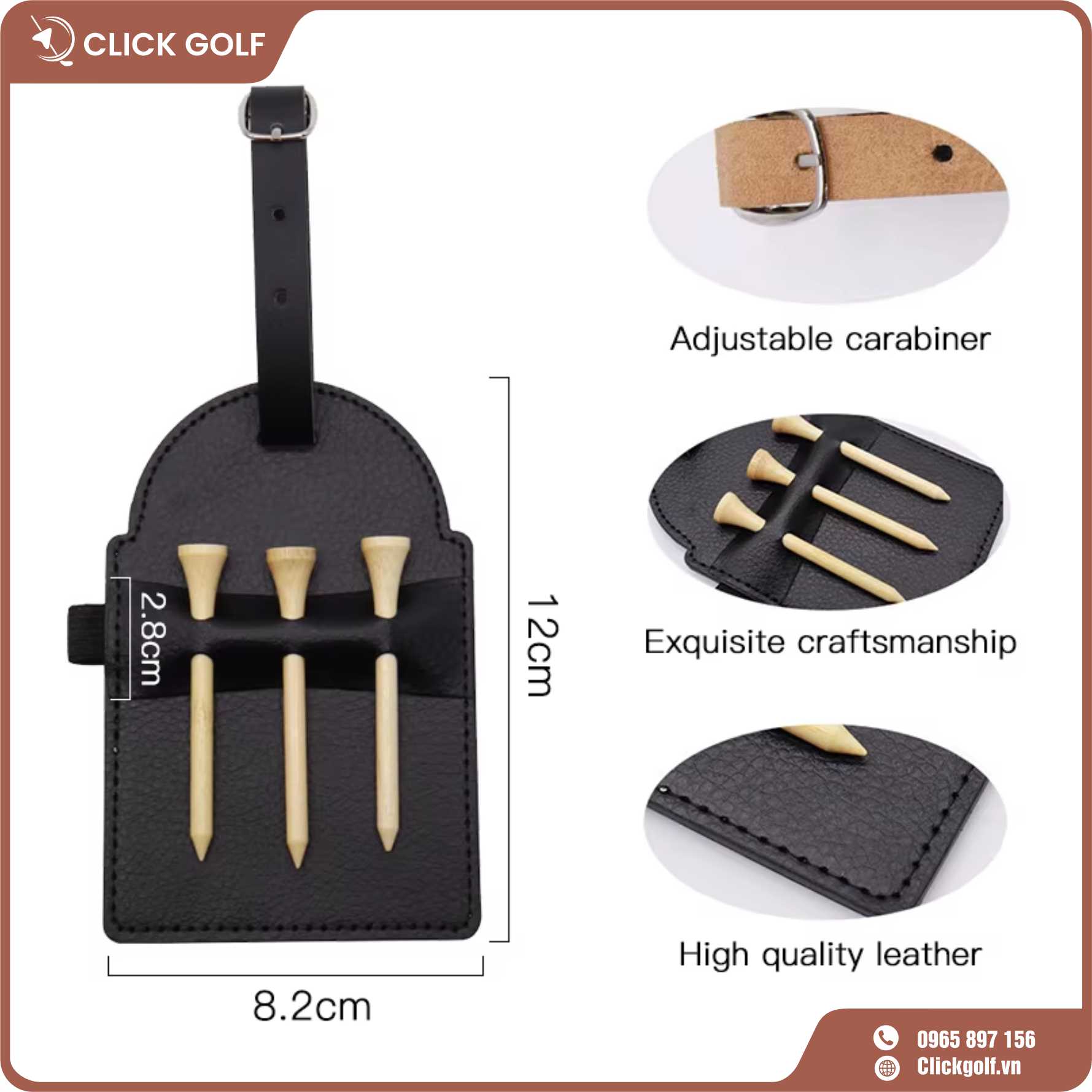 Tag Túi Gậy Golf Vuông - Ảnh 2